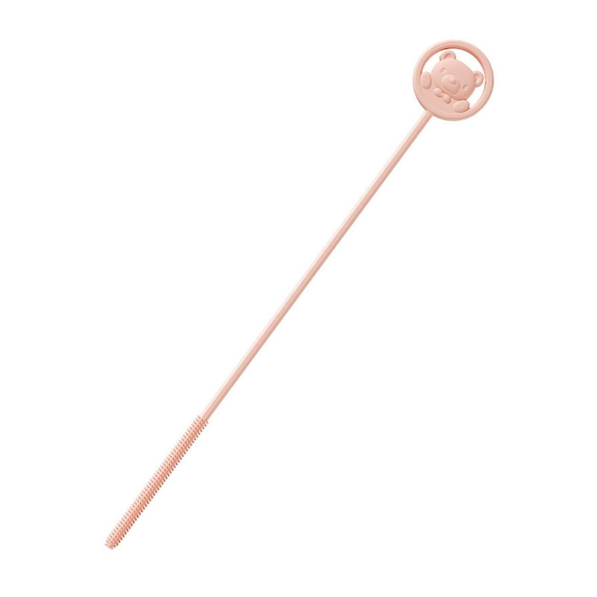 Silicone Straw Brush Sips 3-pack Reusable Straw amp Lid Brushes Pink