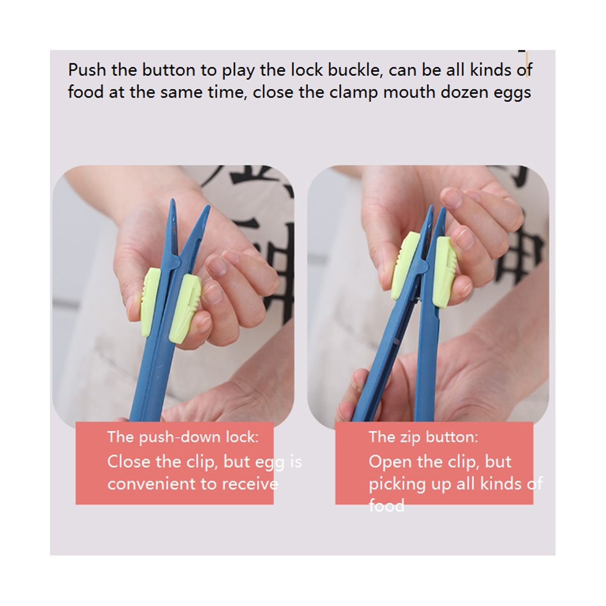 Multifunctional Egg Beater Egg Milk Whisk Pasta Tongs Food