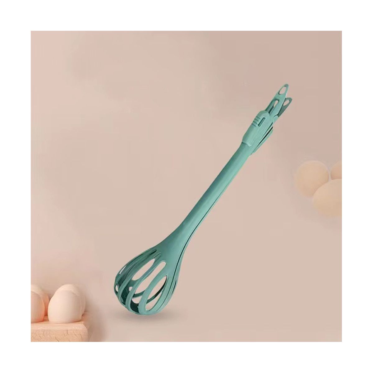 Multifunctional Egg Beater Egg Milk Whisk Pasta Tongs Food