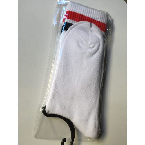 Classy Happiness Inspired Men's Stylish Socks- White