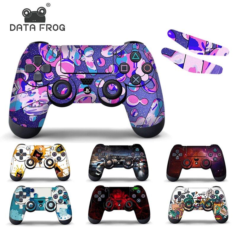 Data Frog 9 Styles Protective Sticker Cover For PS4 Pro