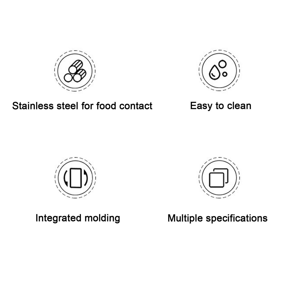 Durable Stainless Steel Dinnerware Set Fresh Clean Stainless for Home