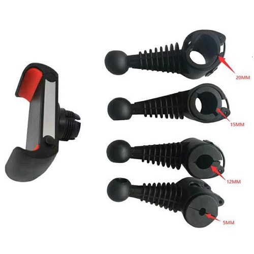 20mm Pole Mount Phone Holder For Ring Light Tripod