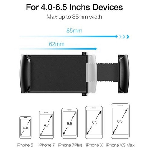 20mm Pole Mount Phone Holder For Ring Light Tripod