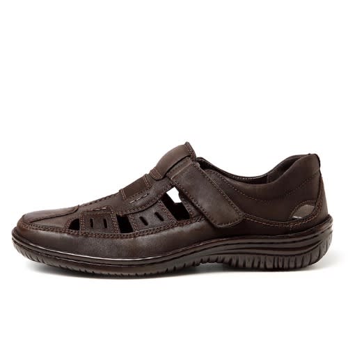 Iconic Men’s Recline All Calf Sandal - Brown