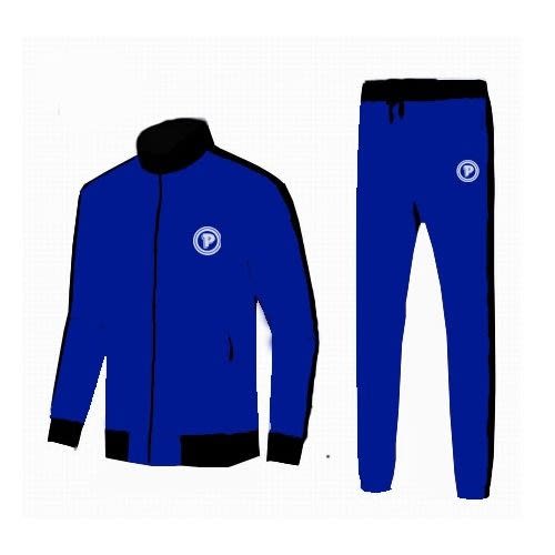 Blue / Black Jacket With Sweatpants