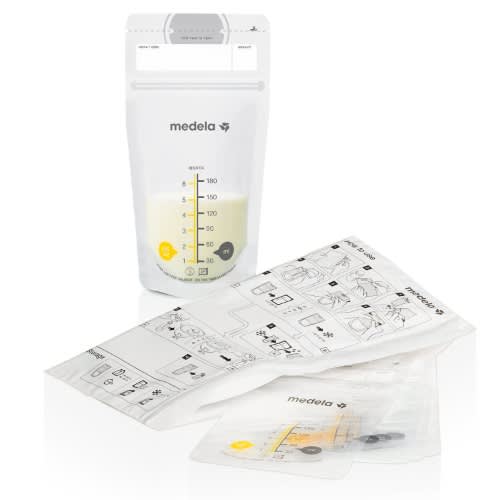 Breast Milk Storage Bags - 50 Bags Double Zipper Protection