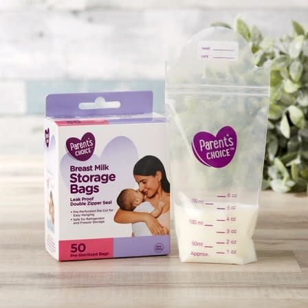 Breastmilk Freezer Storage Bags - 50 Count