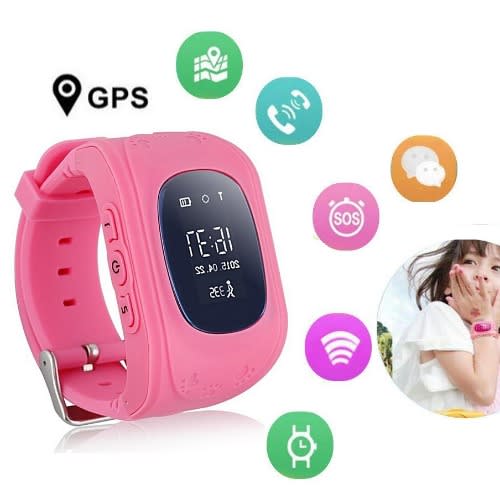 Kid Tracker GPS Smart Watch - Pink