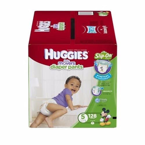Little Movers Diaper Pants, Size 5, 128 Count