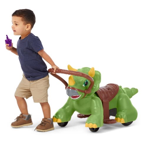 Rideamals Dinosaur Ride-on Toy By Kid Trax - Powered Rechargeable Toddler