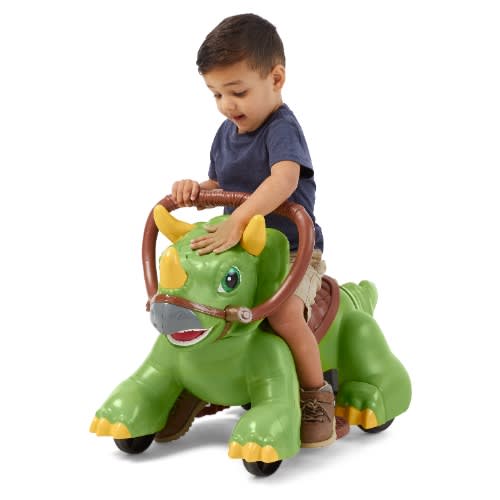 Rideamals Dinosaur Ride-on Toy By Kid Trax - Powered Rechargeable Toddler