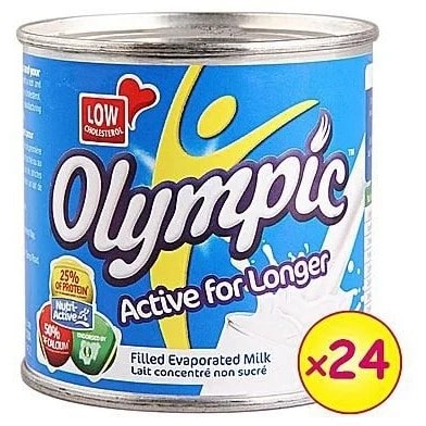 Olympic Evaporated Milk 160g- 24pcs