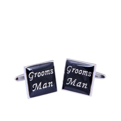 Groom's Man Named Cufflinks - Black - Mc-3987
