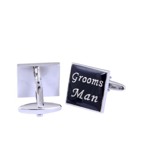 Groom's Man Named Cufflinks - Black - Mc-3987