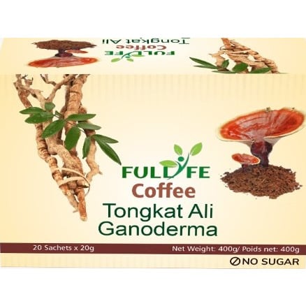 Full Life  Sugar Free Coffee - Tongkat Ali Ganoderma - 20gX20pcs