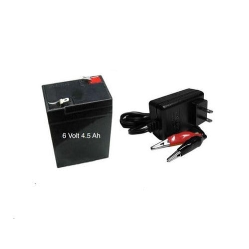 Rechargeable Fan Battery - 6v 4.5ah + Charger