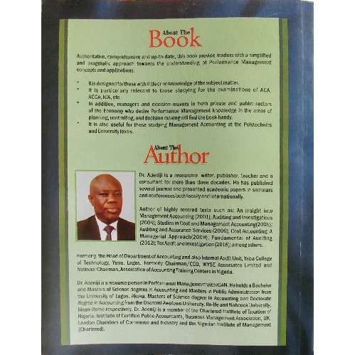 Performance Management, 6th Edition by Adeniyi A. Adeniji