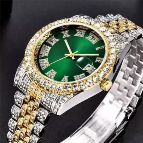 Men's Wristwatch - Green Face