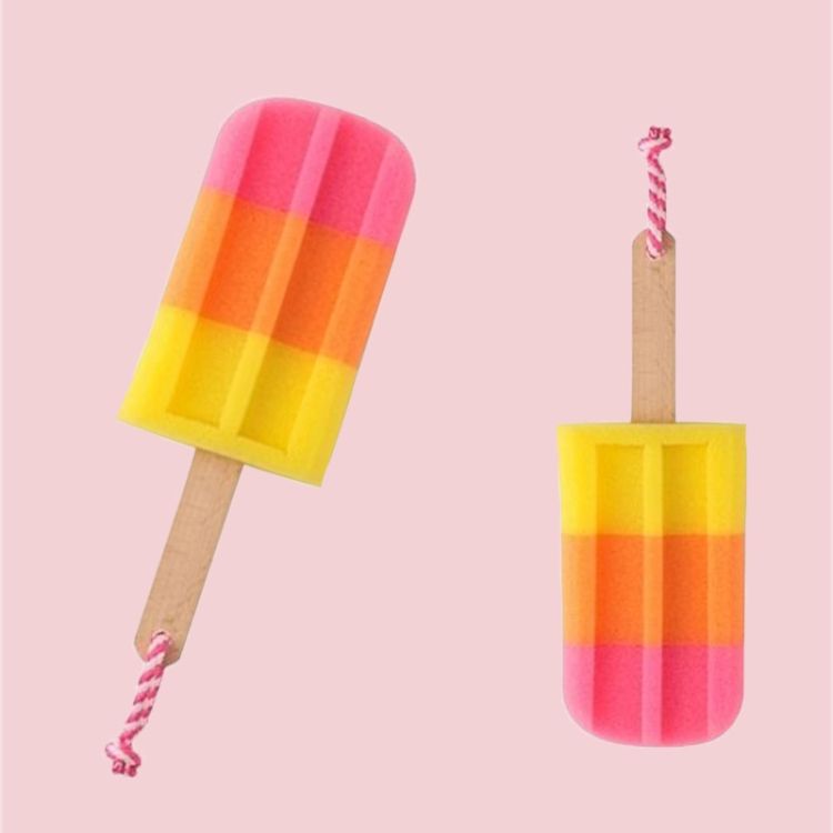 Brush 3 PCS Creative Ice Cream Shape Kitchen Sponge Wipe