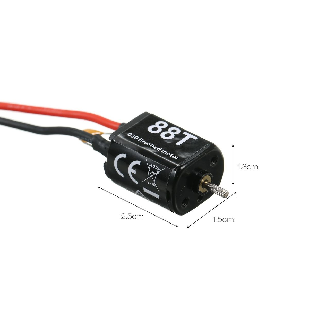 Brush 030 Motor 88T Motor Compatible with Axial SCX24 AXI90081 AXI00002 AXI00001 AXI00004 1/24 Models