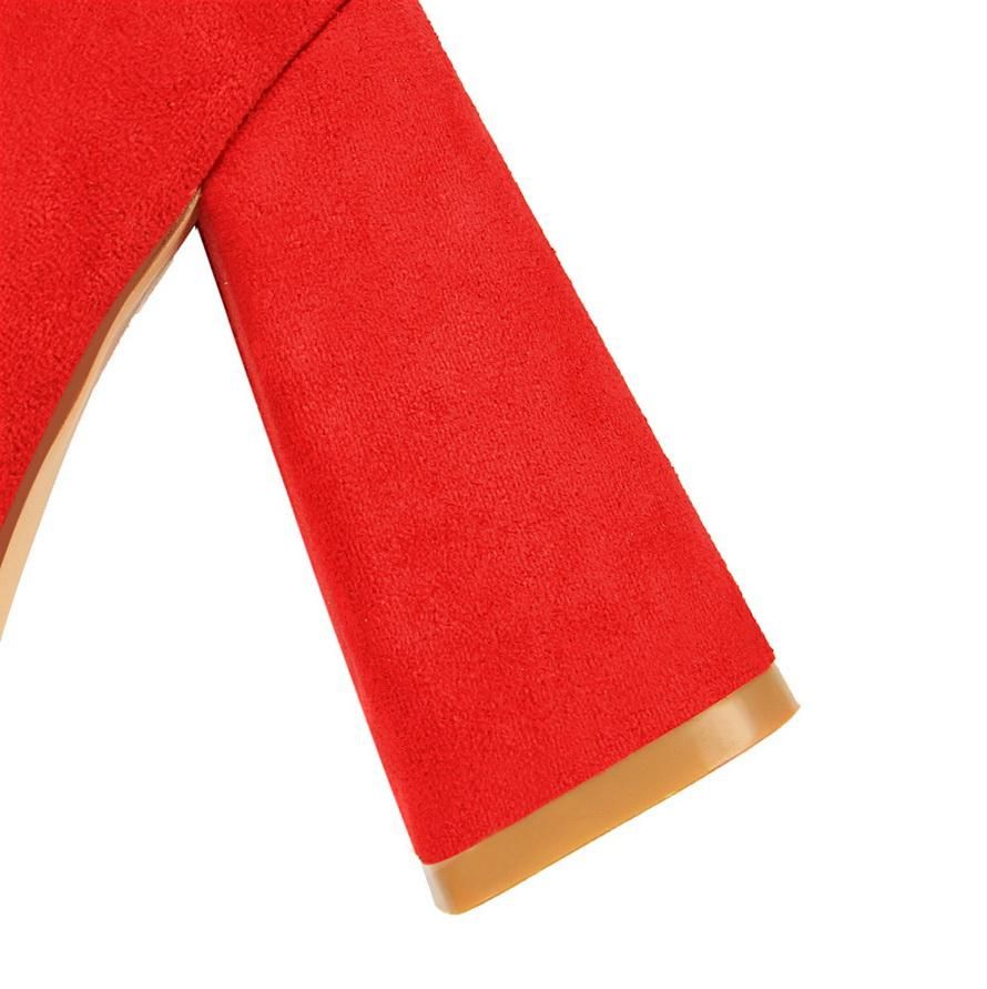 High-Heeled Shoes Thin Heels Woman Pumps Suede Women Shoes Pointed Toe High Heels Closed Toe Ladies