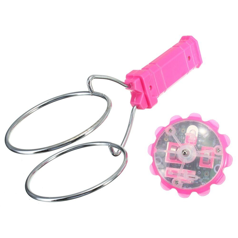 Flashing Light Up Gyro Wheel Magnetic Kinetic Wheel Science Kids Children Toy