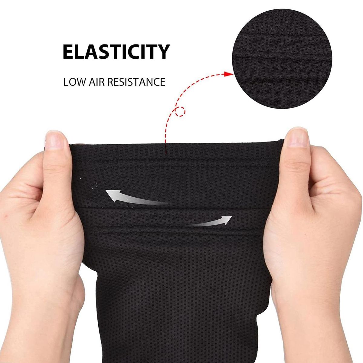 2Pairs Soccer Shin Guard Socks Breathable Soccer Shin Guard Sleeves Shin Pads Holder for Kicking Ball Running Cycling L