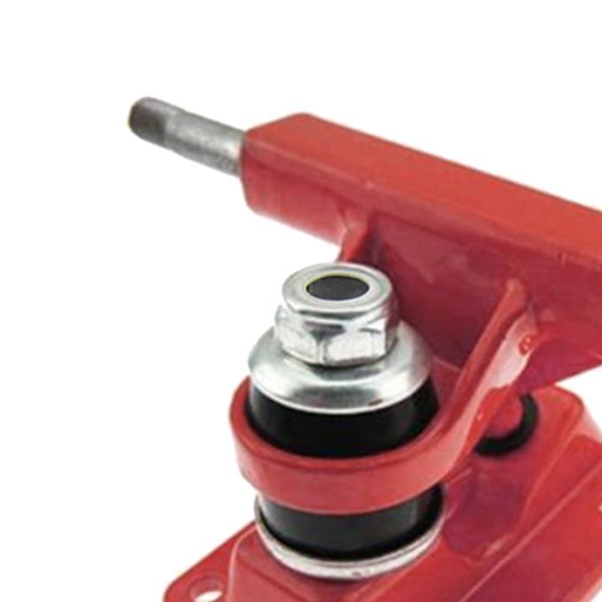 1 Pair Aluminum Alloy Skateboard Track Bushing 3.25-inch Hangar Red