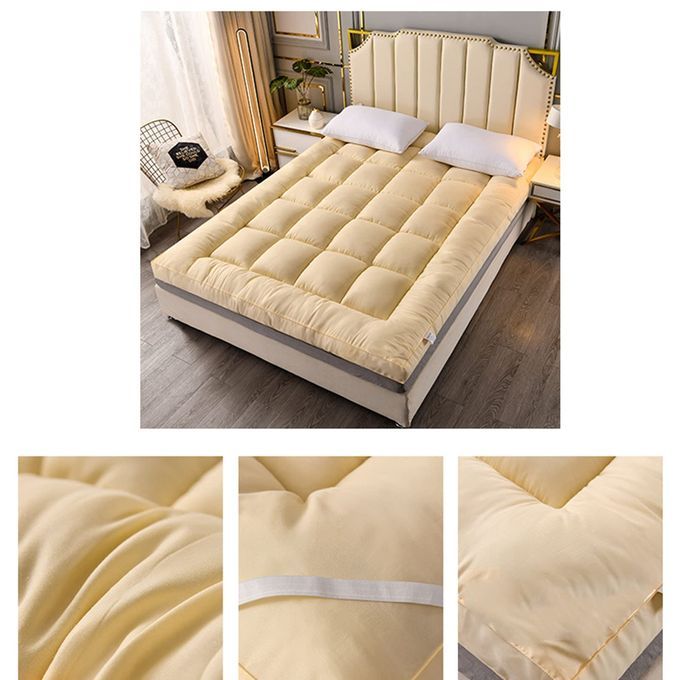 Luxe, Fluffy, Quality ,Thick, BedTopper- Cream