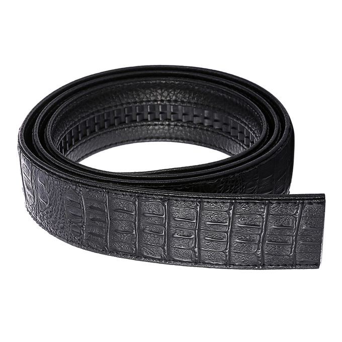 Luxury Men's Automatic Buckle Belt Strap Black Brown Leather Black 2