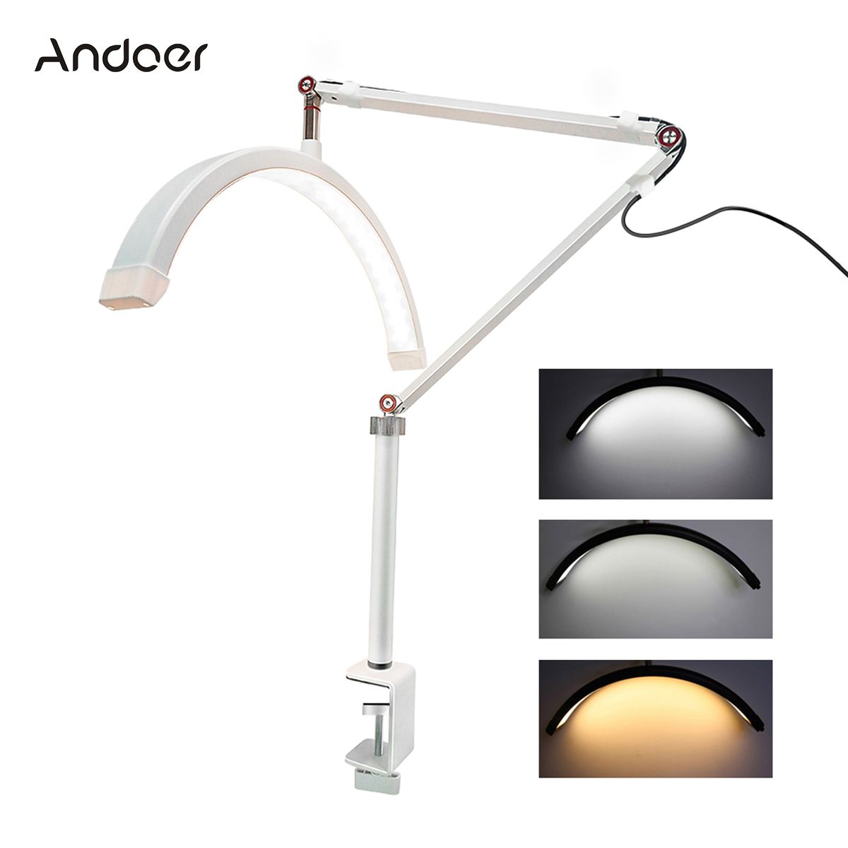 HD-M3X Desktop LED Video Light Fill Light 3000K-6000K