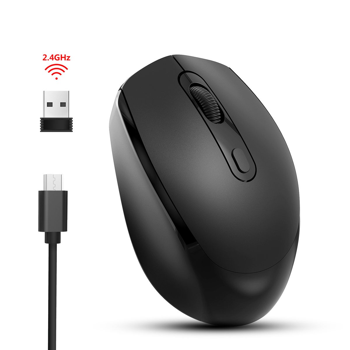 2.4G Wireless Mouse Bluetooth Original Rechargeable Mouse