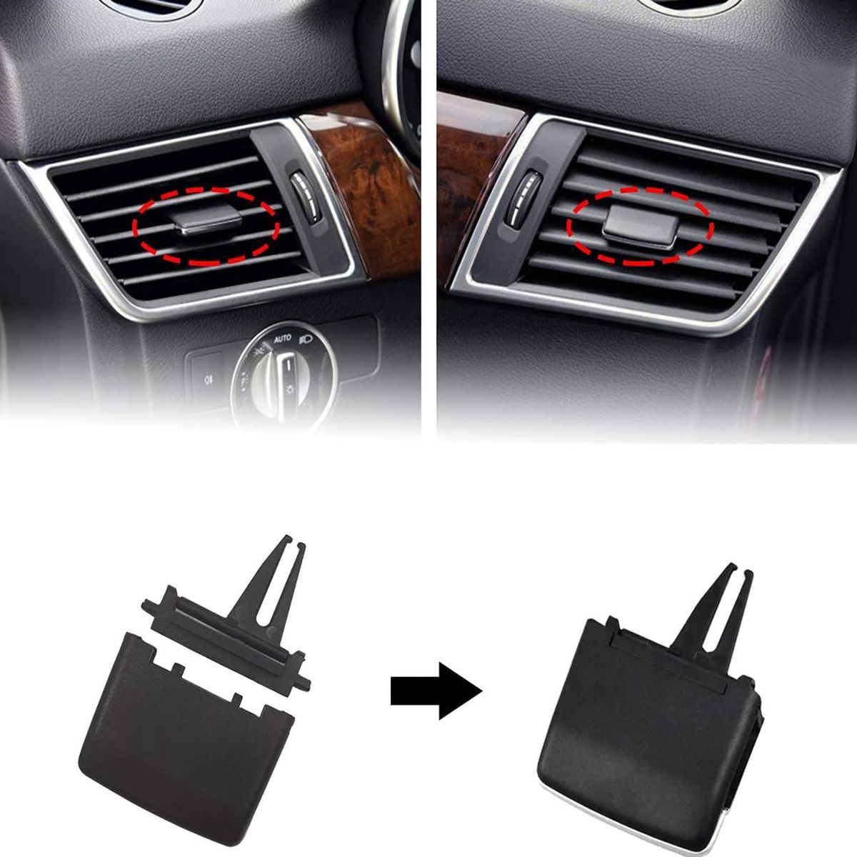 for Mercedes Benz Front Left Right Air Vent
