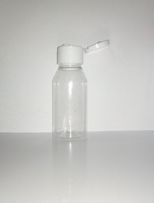 25PCs 100ml Plastic Flip Bottles Travel Shampoo Lotion Cosmetic Oil Container