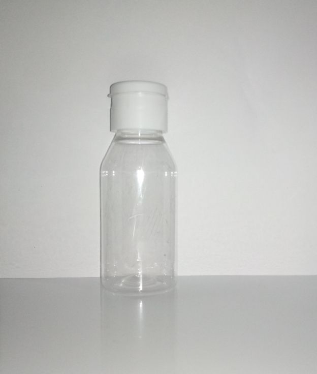 25PCs 100ml Plastic Flip Bottles Travel Shampoo Lotion Cosmetic Oil Container