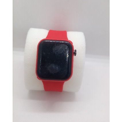 Unisex Cube Led Digital Watch -Red