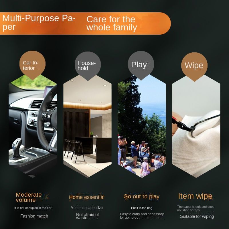 Household Tissue Paper Napkins Facial Tissue Toilet Paper
