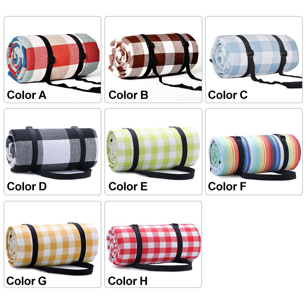 Picnic Blanket Waterproof Picnic Mat With Carrying Strap