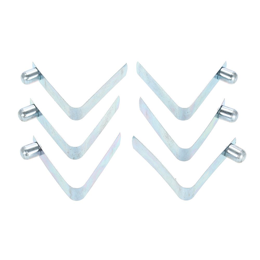 6pcs Kayak Paddle Spring Clips Tent Pole Clips Push Button