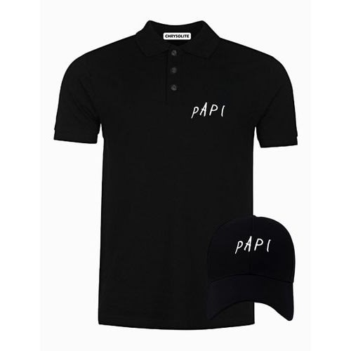 Papi Polo & Cap Bundle  - Black