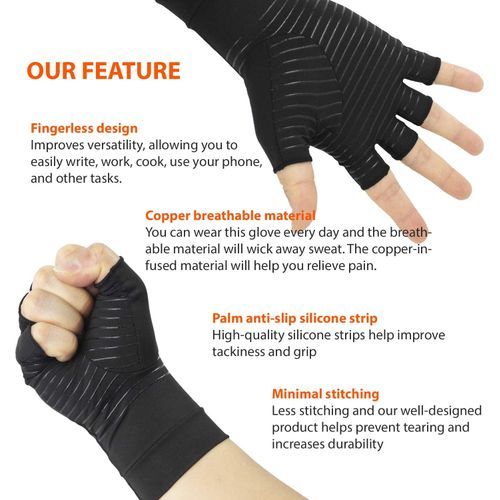 Copper Arthritis Compression Bracer(Small)