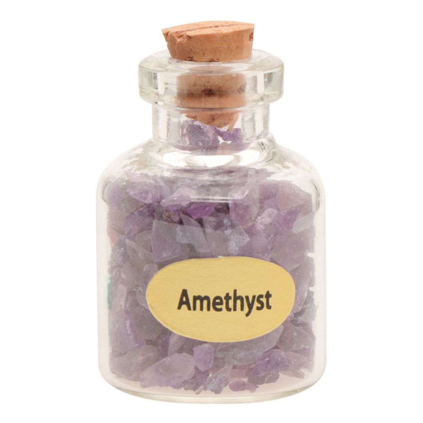 9PCS Mini Gemstone Bottles  Crystal Tumbled Stone Gemstone Decor