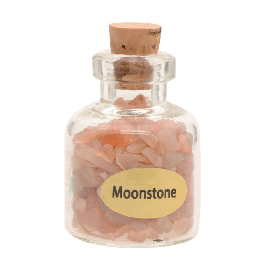 9PCS Mini Gemstone Bottles  Crystal Tumbled Stone Gemstone Decor