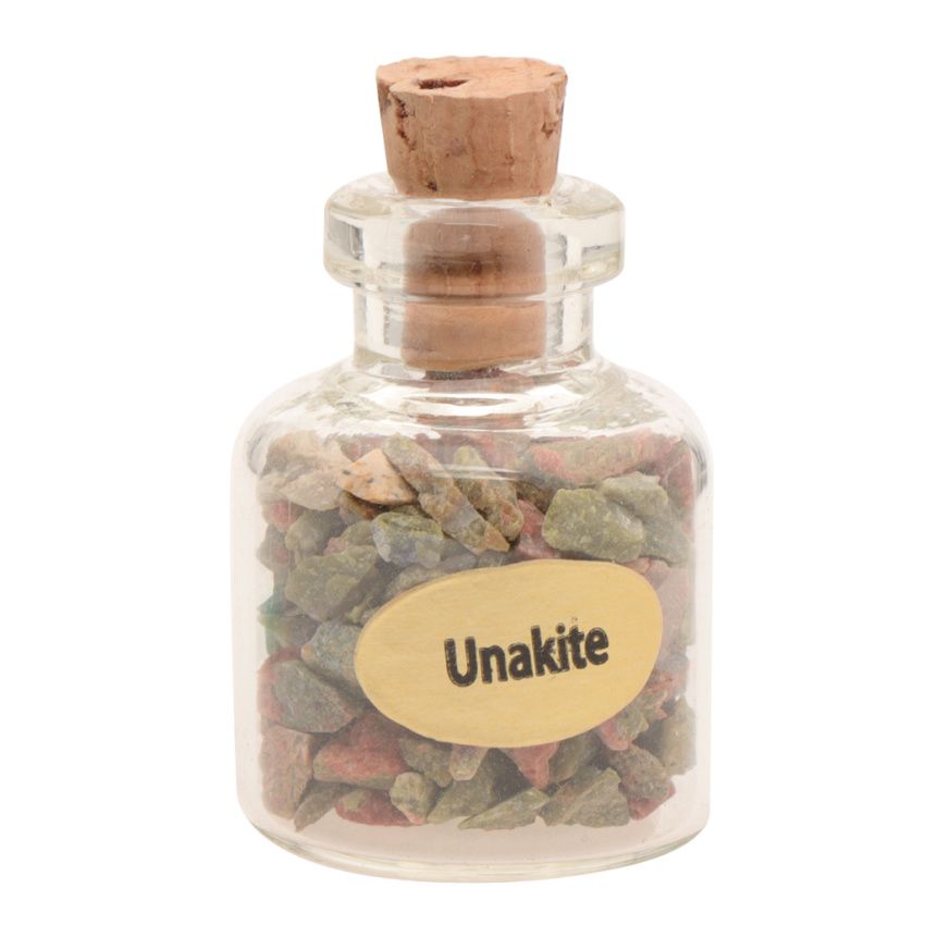 9PCS Mini Gemstone Bottles  Crystal Tumbled Stone Gemstone Decor