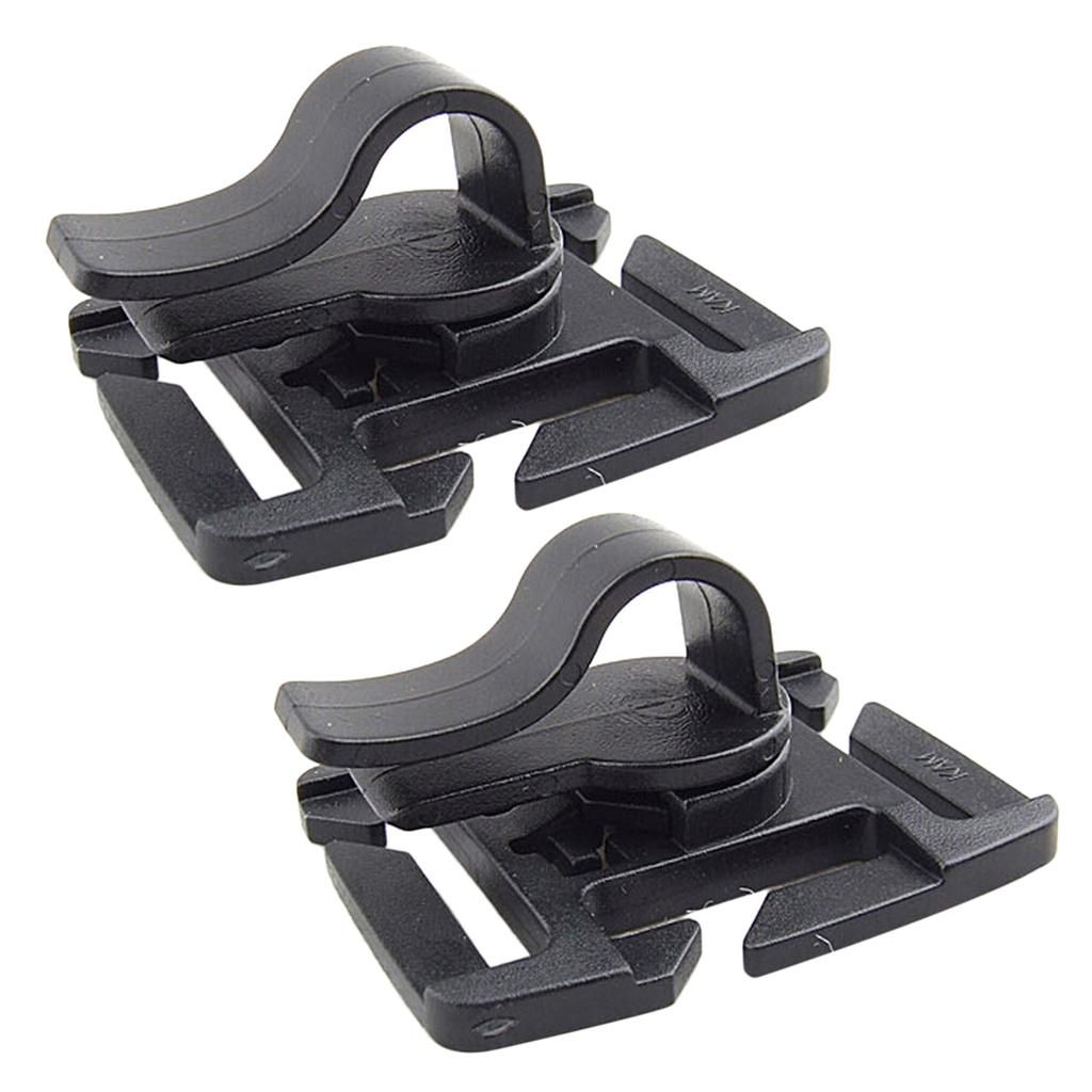2x 2x Water Tube Clip Water Pipe Clamp Fixture Webbing Buckle For