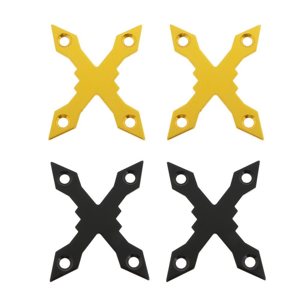 1 Pair Of Aluminum Alloy Skateboard Longboard Deck Screws Anti Gold