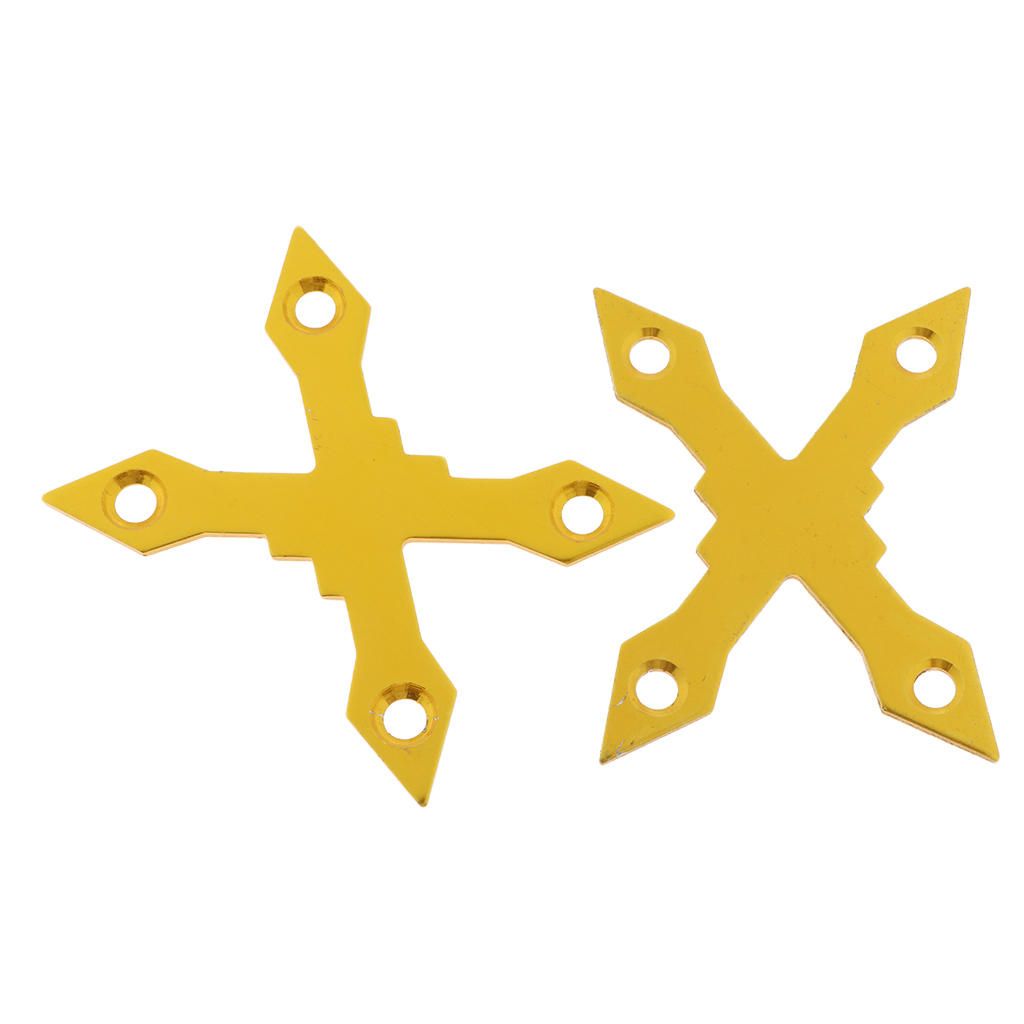 1 Pair Of Aluminum Alloy Skateboard Longboard Deck Screws Anti Gold