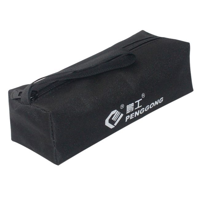 Tool Storage Bag Carrier Case Oxford Handy Zip Pouch Black