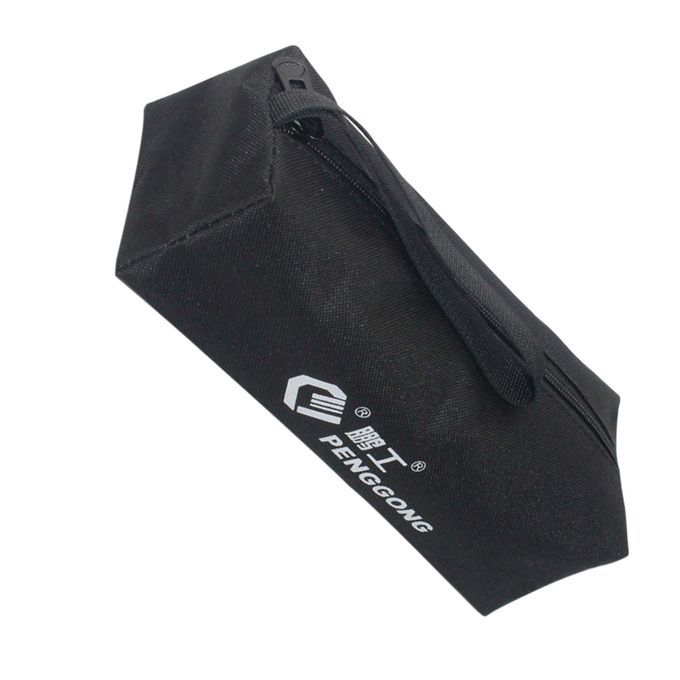 Tool Storage Bag Carrier Case Oxford Handy Zip Pouch Black